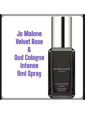 New Jo Malone Velvet Rose & Oud Cologne Intense Spray 0.3 Oz /9 ml